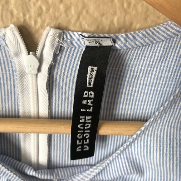 Design Lab by lord & Taylor striped ruffled dress - Picture 2 of 4